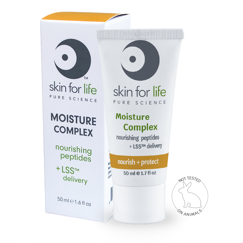 Moisture Complex nourishing peptides + LSS™ delivery